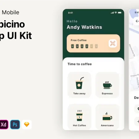 Kopicino - Coffee Mobile App UI Kit