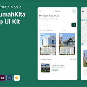 RoumahKita - Real Estate Mobile App UI Kit
