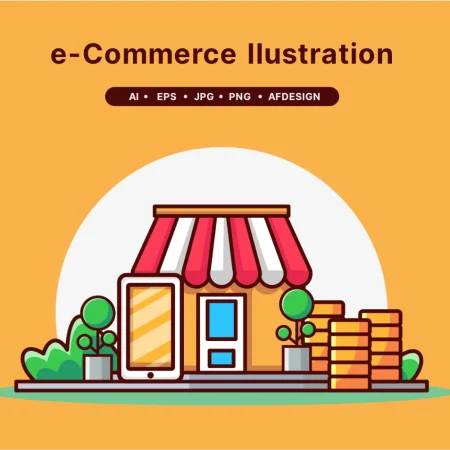 Online Shop Illustration